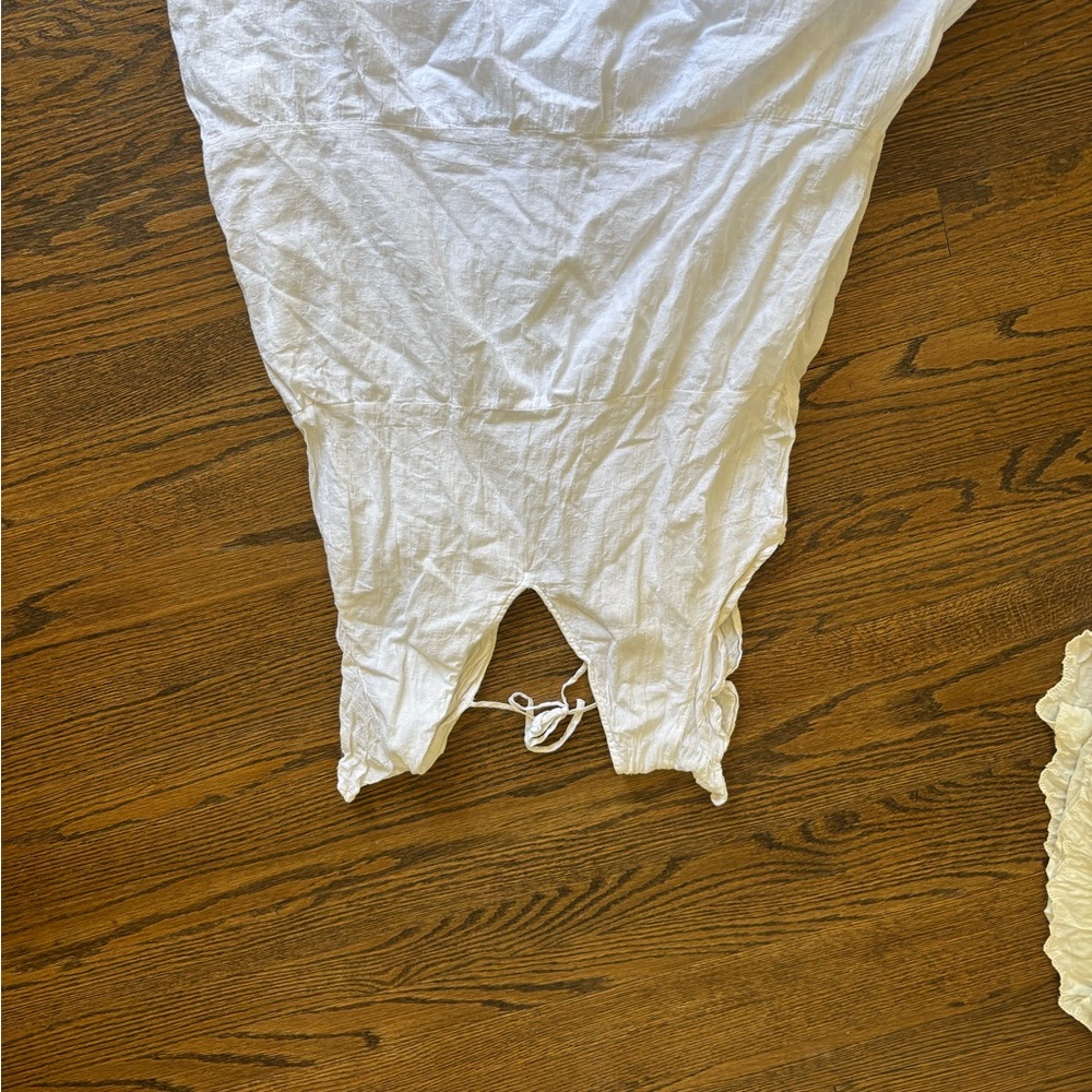 White Drawstring Skirt